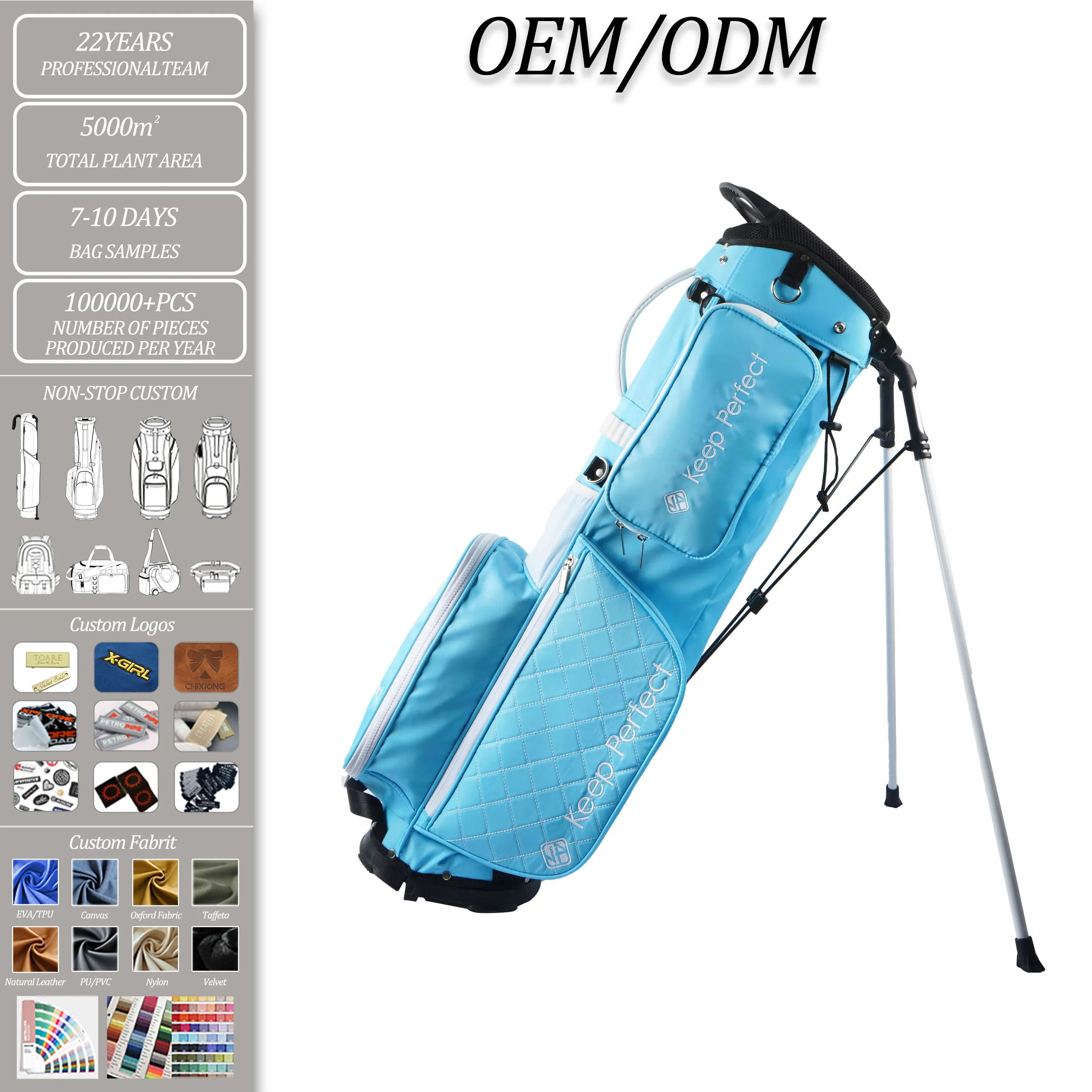 Gift-ready golf bag collection with coordinated packaging for holiday retail programs