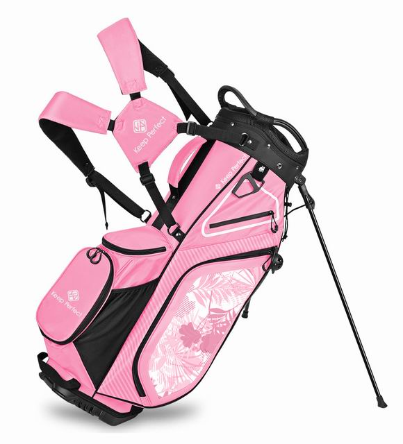 Lightweight custom stand bag sized for junior academy programs